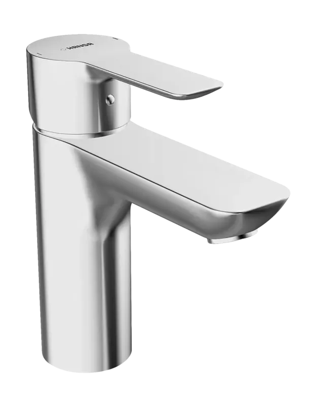 HANSA HANSALIGNA Mitigeur de lavabo, basse pression, pour chauffe-eau ouvert, saillie 108mm, chrome