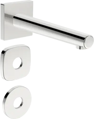 HANSA HANSADESIGNO Style Bec déverseur pour baignoire, 212 mm, rosace ronde/carrée/soft edge, saillie 195 mm
