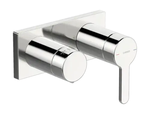 HANSA HANSADESIGNO Style Mitigeur de bain et douche, pour corps dencastrement, chrome