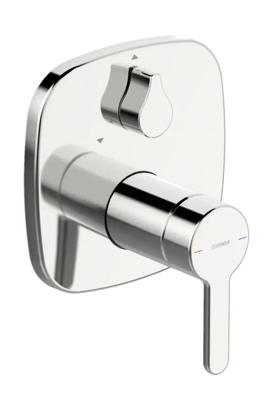 HANSA HANSADESIGNO Style Mitigeur de bain et douche, encastré, chrome