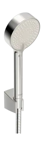 HANSA HANSABASICJET Set de douche à main, technique anti-calcaire, diamètre 95 mm, débit éco, 3 jets