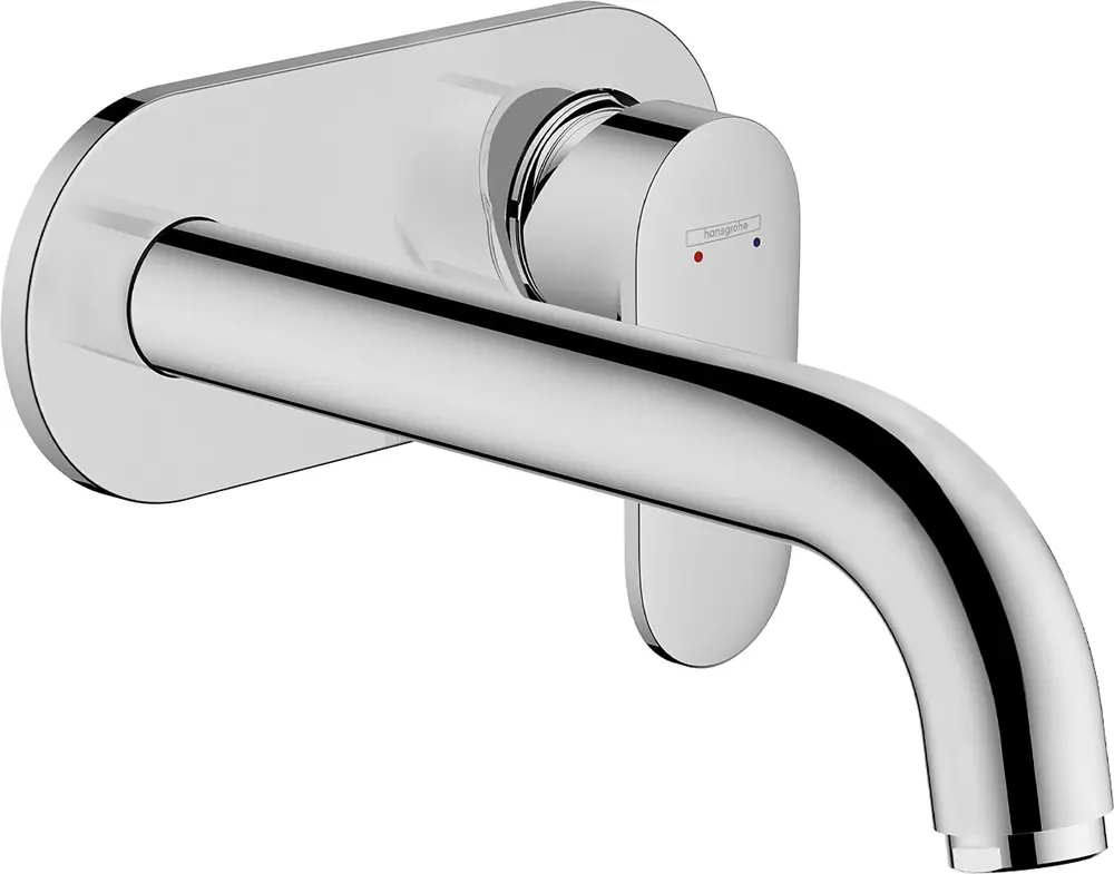 hansgrohe Vernis Blend Mitigeur monocommandé pour lavabo encastré pour montage mural avec bec 20,5 cm