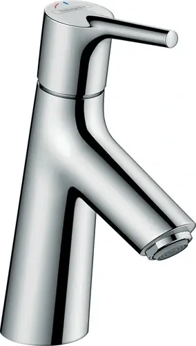 hansgrohe Talis S mitigeur monocommande de lavabo 80 CoolStart, garniture de vidage, porte-à-faux 97mm