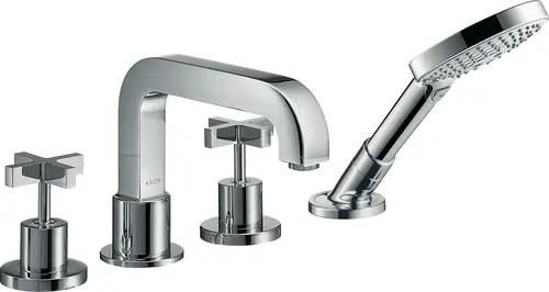 hansgrohe AXOR Citterio 4 trous pour bordure de carrelage avec poignées transversales