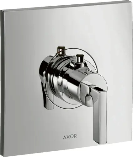hansgrohe AXOR Citterio Thermostat 59 l/min Thermostat encastré à haut débit, poignée à levier