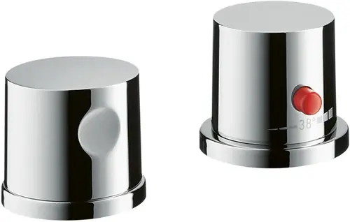 hansgrohe AXOR AXOR Uno 2 trous pour jante de baignoire, thermostat, 2 consommateurs