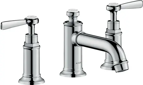 hansgrohe AXOR MONTREUX mitigeur lavabo 3 trous 30, vidage escamotable, béqu‘illes, projection 142mm