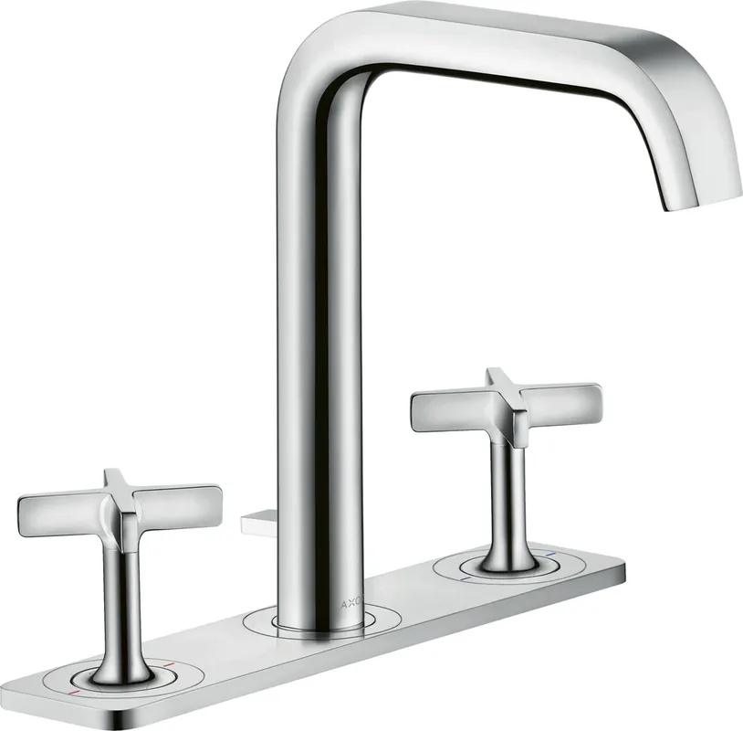 hansgrohe AXOR Citterio E Mélangeur lavabo 3 trous 170 avec vidage escamotable et assiette