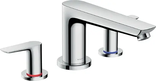 hansgrohe Talis E Mélangeur de bain à 3 trous, saillie 196 mm 0