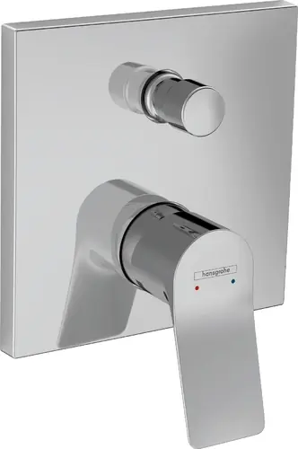 hansgrohe Vivenis, Mitigeur monocommandé encastré pour baignoire avec combiné de sécurité intégré