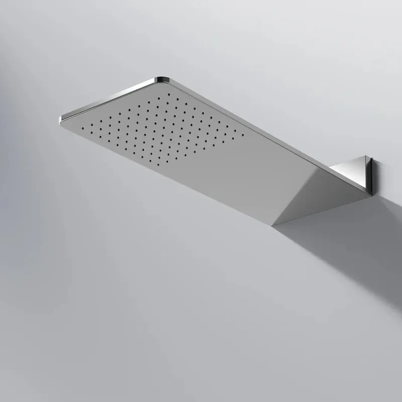 Steinberg Série 390 Wall Rain Douche de tête, raccordement direct au mur, Easy-Clean, 600x250mm