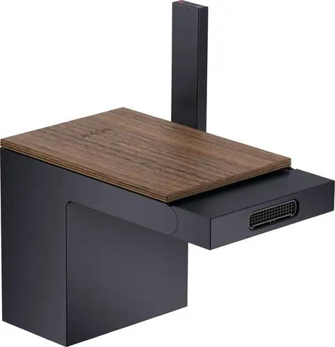 hansgrohe AXOR MyEdition 150 Plateau de table en noyer américain