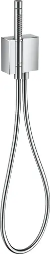 Unité AXOR Edge Porter de taille manuelle avec douchette à main à tige 2 jets et tuyau de douche, taille diamant