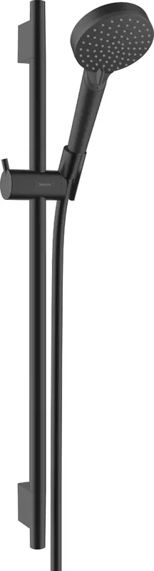 hansgrohe Vernis Blend Set de douche Vario économisant leau avec barre de douche S PURO 65 cm noir mat
