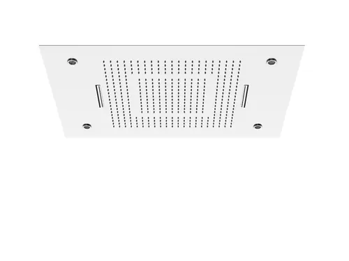 Steinberg Série 390 Sensual Rain Panneau de pluie, éclairage LED, set complet, 3 jets, Easy-Clean, 600x800mm