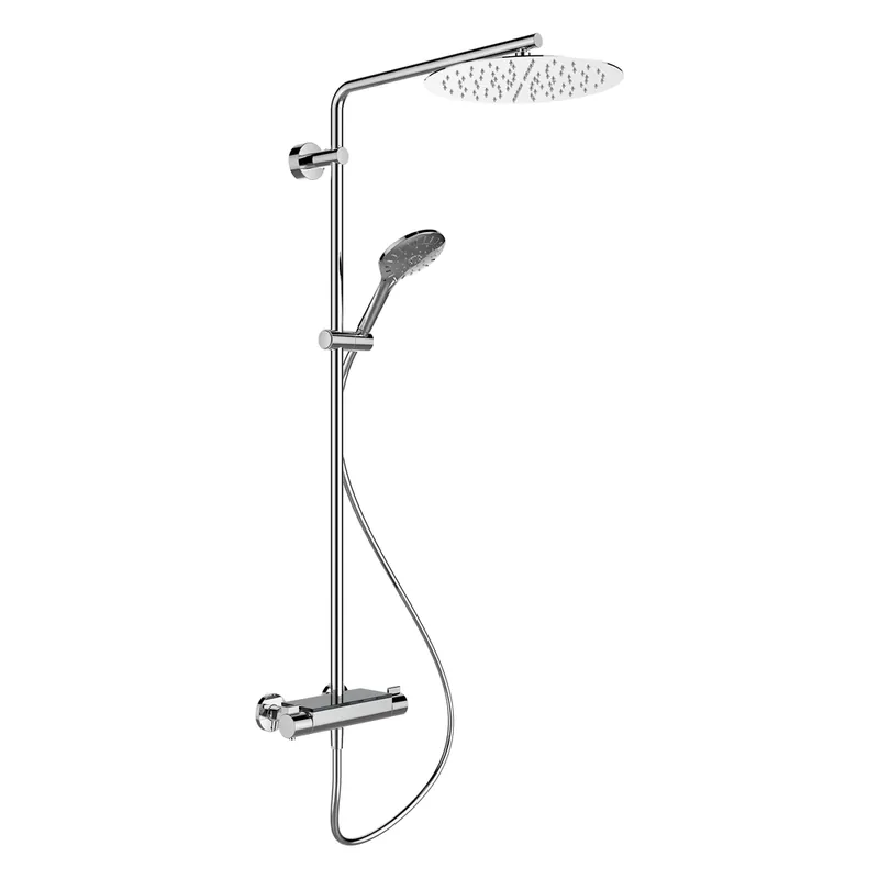 LAUFEN Vivid système de douche, set complet avec thermostat, pomme de douche x300mm, L=1080mm