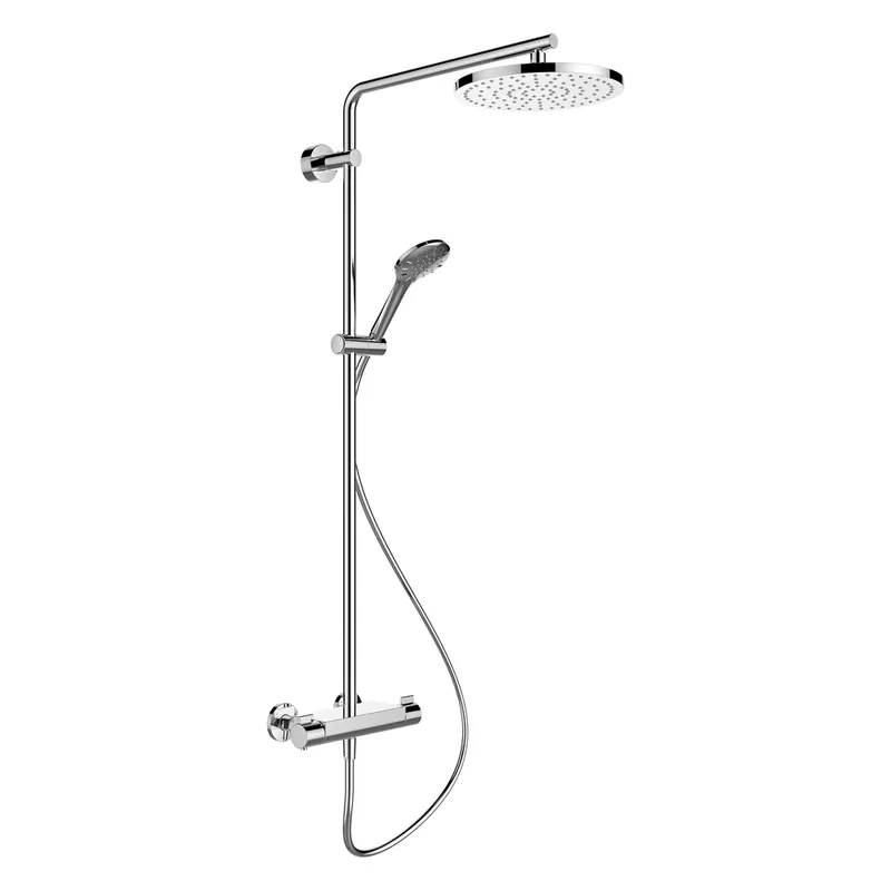 LAUFEN Vivid système de douche, set complet avec thermostat, douche de tête x250mm, L=1080mm