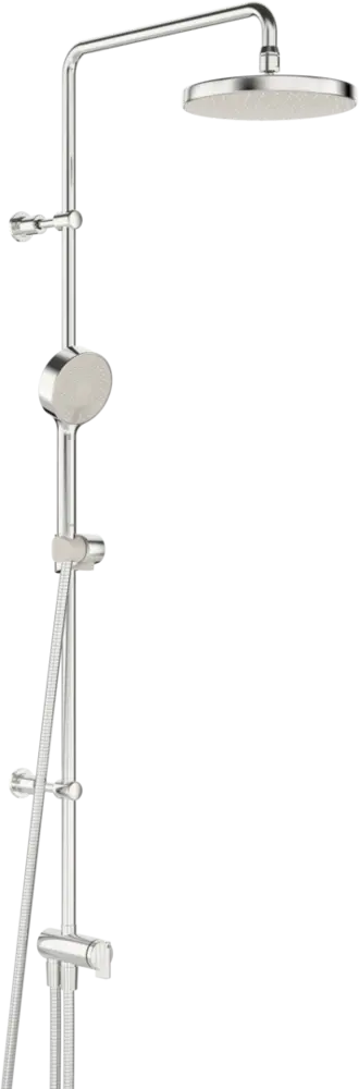 HANSA HANSABASICJET système de douche, pomme de douche 200 mm, ronde, flexibles, saillie 407mm
