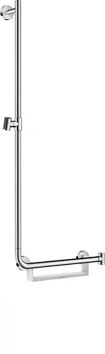 hansgrohe Unica Comfort rail de douche 110 cm gauche, blanc/ chrome