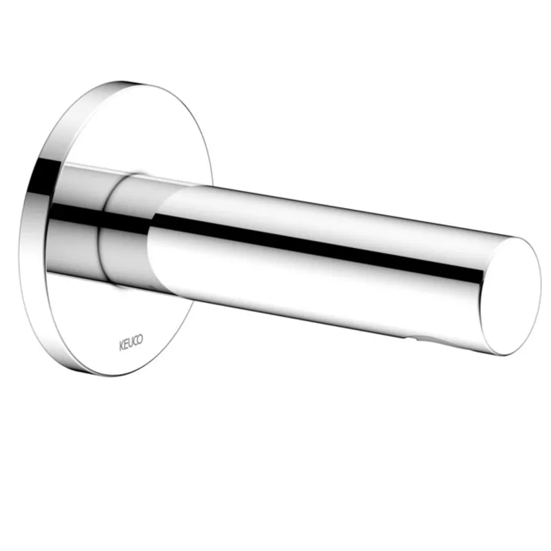 KEUCO IXMO Bec déverseur pour baignoire, rosace ronde, saillie 130mm