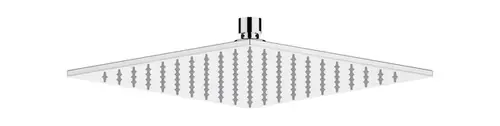 Douche de tête KEUCO, carrée, finition chrome, 300x300mm