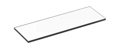 KEUCO PLAN Cristallin-plaque en verre mat en bas, 350x120mm