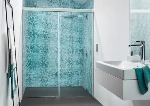 Koralle S600Plus Porte coulissante dans niche DSN2 140 L, élément fixe gauche, 1400mm