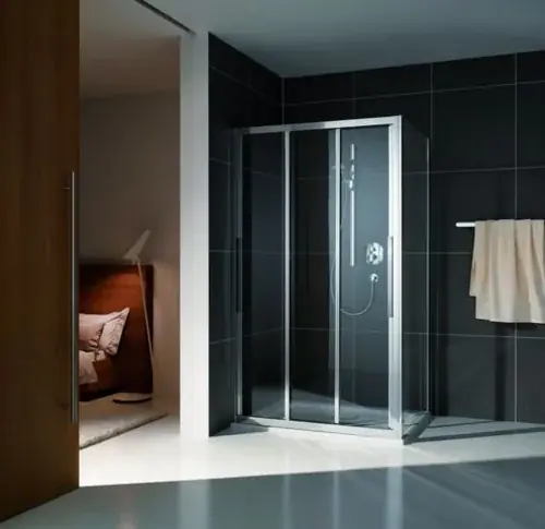 Porte coulissante pour douche en corail myDay S3 80 765-805x2000mm