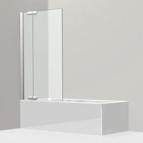 Koralle porte battante pour baignoire, avec panneau fixe, S800 BPFA 120 L, butée gauche, 1190-1205x1500mm