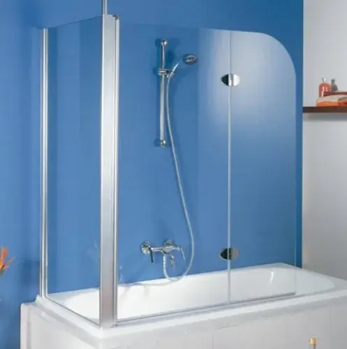 HSK Exklusiv panneau latéral pour fixation baignoire, dimensions 75 x 140 cm, butée gauche
