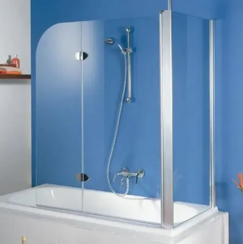 HSK Exklusiv panneau latéral pour fixation de baignoire, dimensions 75 x 140 cm, butée droite