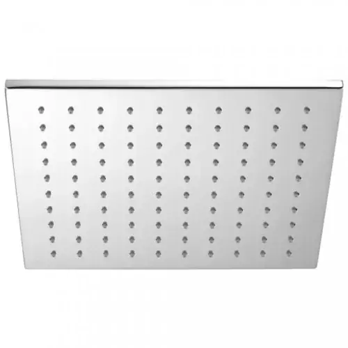 Douchette de tête HSK carrée, plate, laiton chromé