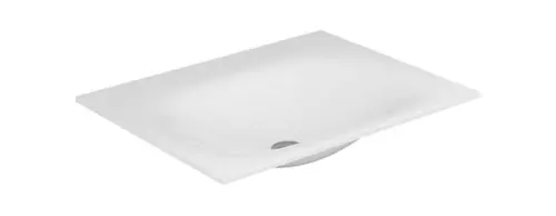 KEUCO EDITION 11 Lavabo à encastrer en Varicor, 1050x17x535mm, sans trou pour robinetterie, sans trop-plein, blanc