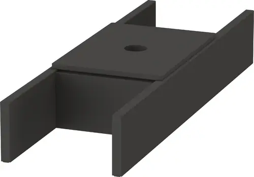 Séparateur intérieur Duravit, avec couvercle, noir diamant, pour les meubles sous-lavabos et les meubles sous-lavabos-consoles.