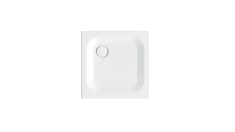 BetteUltra receveur de douche rectangulaire, avec support de baignoire minimum, antidérapant Sense 700x700x25, blanc