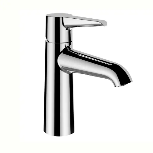 LAUFEN PURE Mitigeur monocommande de lavabo, bec fixe, porte-à-faux 110 mm, sans robinet de vidange, chromé