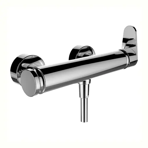 LAUFEN The New Classic Mitigeur de douche, apparent, réglage du débit, y compris douchette et flexible de douche