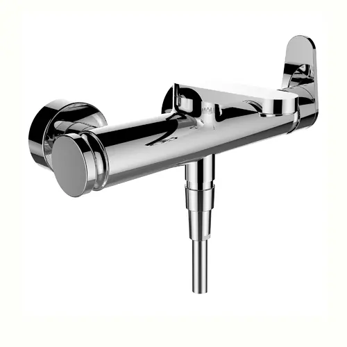LAUFEN The New Classic Mitigeur de bain, apparent, régulateur de débit, douchette et flexible de douche inclus