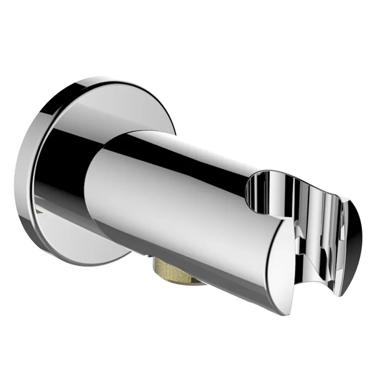 LAUFEN Twin Coude de raccordement, avec support de douche, saillie 42mm, avec clapet anti-retour, rosace ronde