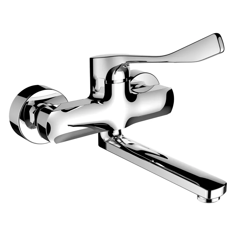 LAUFEN CityPro Liberty Mitigeur mural pour lavabo, apparent, bec pivotant, saillie 225mm