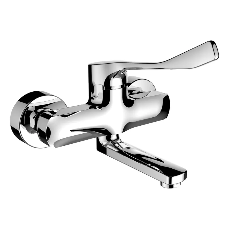 LAUFEN CityPro Liberty Mitigeur mural pour lavabo, apparent, bec pivotant, saillie 175mm