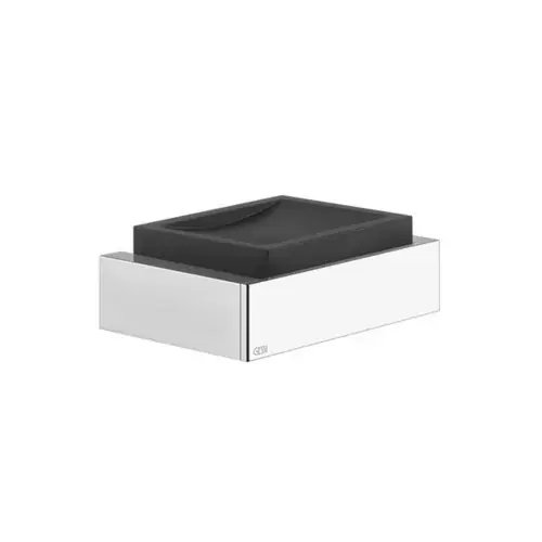 Accessoires Gessi Rettangolo porte-savon mural, plat noir