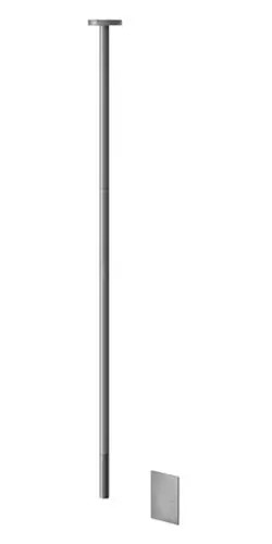 Gessi Gessi316 Trame, bec plafonnier de lavabo sans contact, à commande électronique, longueur personnalisée, capteur intégré