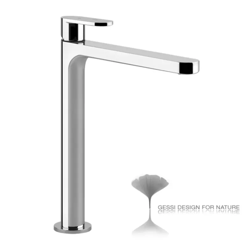 Gessi Emporio Via Bagutta ßKO mitigeur monocommande de lavabo, version haute, sans vidage, saillie 127 mm