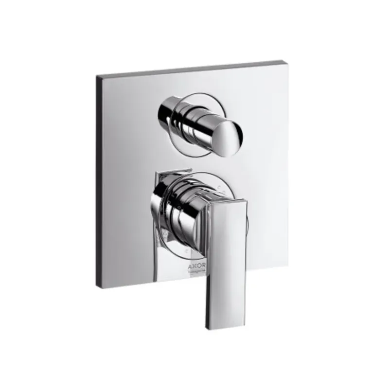 hansgrohe AXOR Citterio Mitigeur monocommande de baignoire encastré, combinaison de fusibles intégrée