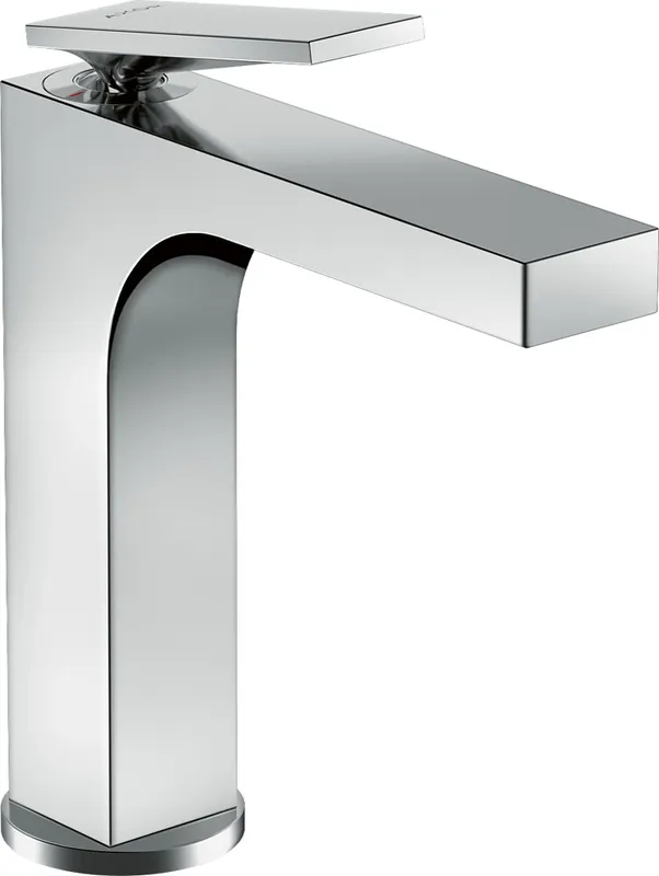 hansgrohe AXOR Citterio Mitigeur monocommandé pour lavabo, garniture de vidage à tirette, saillie 143mm, ComfortZone160