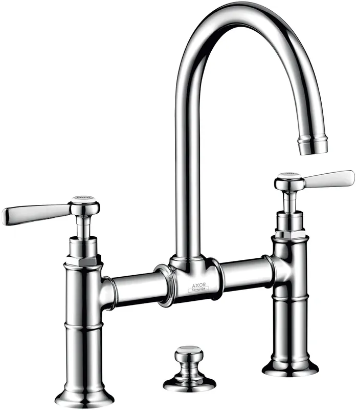 hansgrohe AXOR Montreux Mitigeur lavabo 2 poignées Montreux 220, vidage escamotable, béqu‘illes, projection 175mm