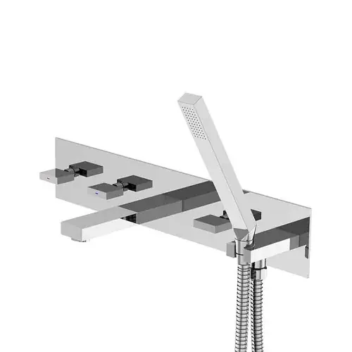 Steinberg Série 160 robinetterie de baignoire, set complet, corps dencastrement inclus, 5 trous, saillie 170mm