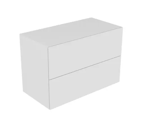 KEUCO EDITION 11 Buffet, 2 tiroirs frontaux, avec éclairage intérieur LED, 1050x700x535mm