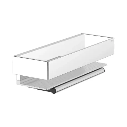 KEUCO EDITION 11 Tablette de douche avec raclette en verre, amovible